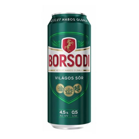 Borsodi Sör dobozos (0,5l)